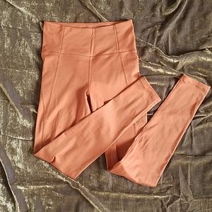 Girlfriend collective leggings, toasted apricot